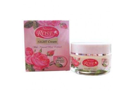 Crema de Noche  Hidratante piel joven Rosa Natural 50 ml